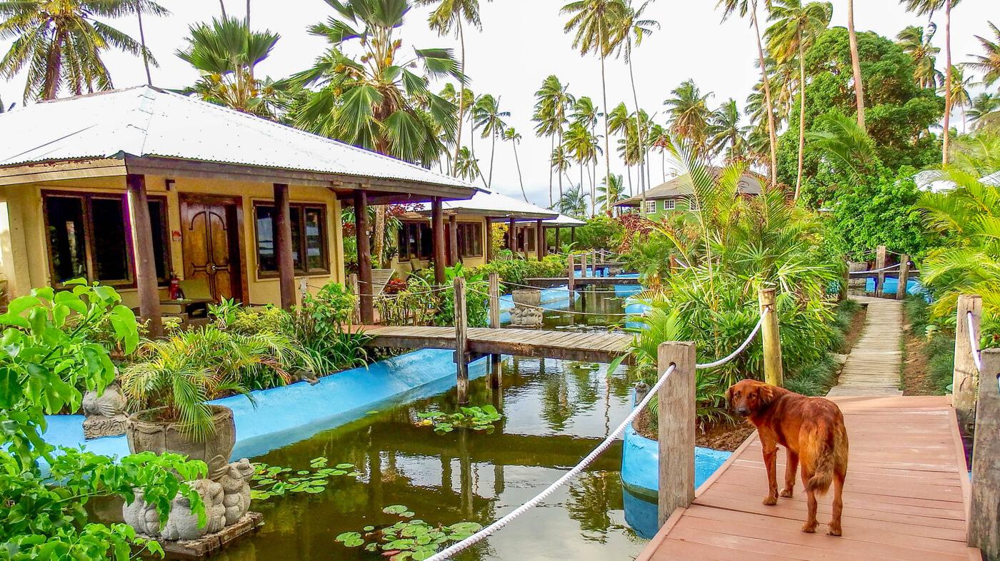 Accommodations at the Beqa Lagoon Resort. © Roger Harris